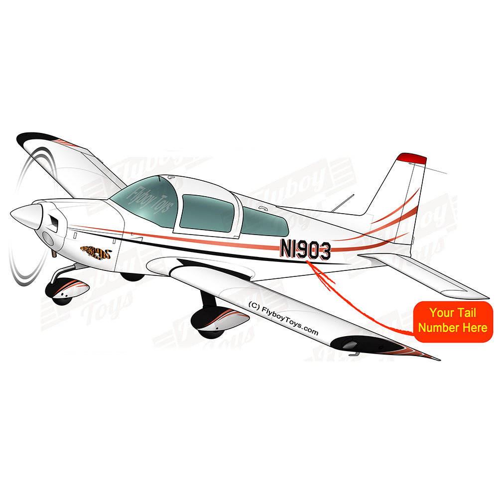 Airplane Design (Orange/Black) - AIR7ILK97AA1-OB1