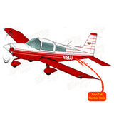 Airplane Design (Red #4) - AIR7ILK97AA1-R4