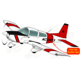 Airplane Design (Red/Black) - AIR7ILKI1AA5-RB3