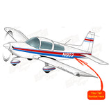 Airplane Design (Red/Blue) - AIR7ILKI1AA5-RB4