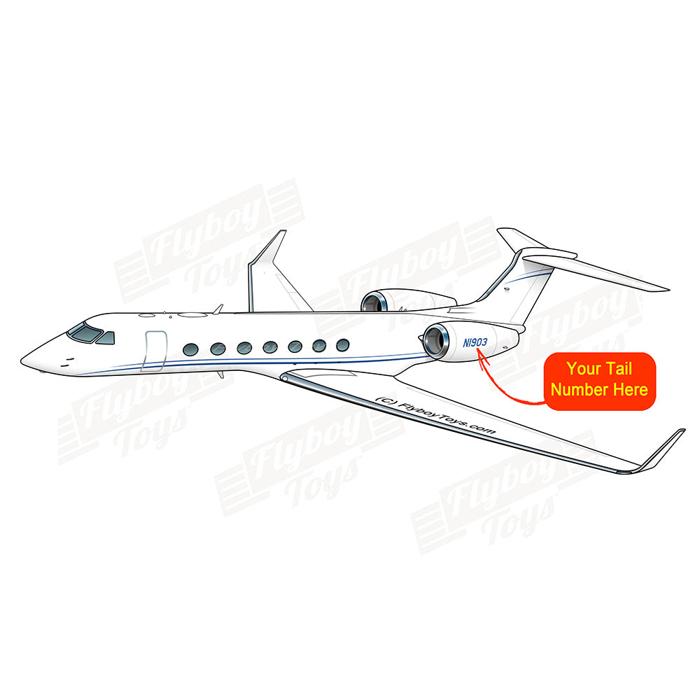 Airplane Design (Blue) - AIR7L6G550-B1