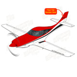 Airplane Design (Red/Black) - AIRC1E320-RB1