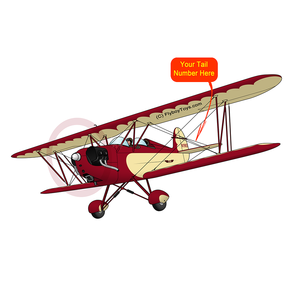 Airplane Design (Cream/Red) - AIRD1B81KCB1-RC1