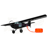 Airplane Design (Black/Red) - AIRDFE3FP-BR1
