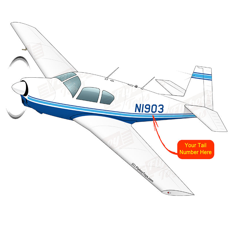 Airplane Design (Blue #4) - AIRDFFM20-B4
