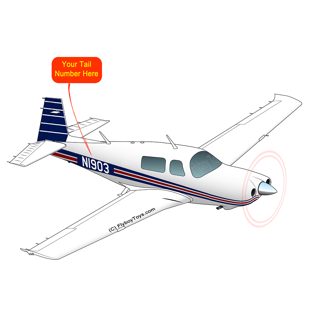 Airplane Design (Red/Blue) - AIRDFFM20-RB1