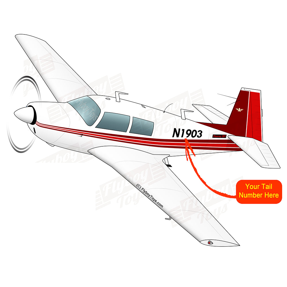 Airplane Design (Burgundy/Red) - AIRDFFM20E-BR1