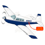 Airplane Design (Blue #2) - AIRDFFM20F-B2