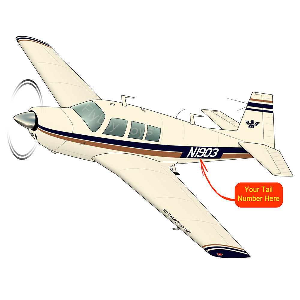 Airplane Design (Black/Yellow) - AIRDFFM20F-BB1