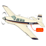 Airplane Design (Black/Yellow) - AIRDFFM20F-BB1