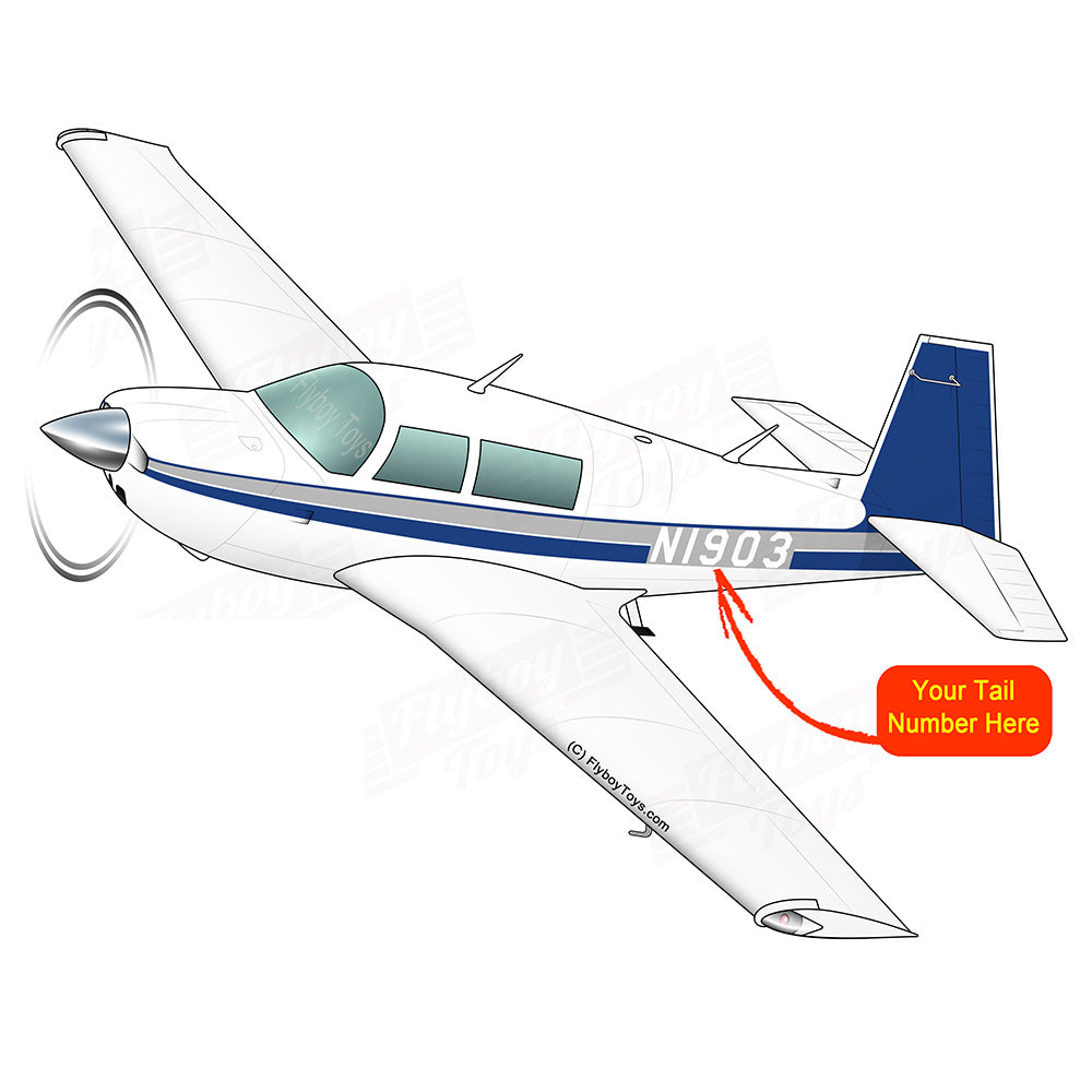 Airplane Design (Blue/Grey) - AIRDFFM20K-BG4