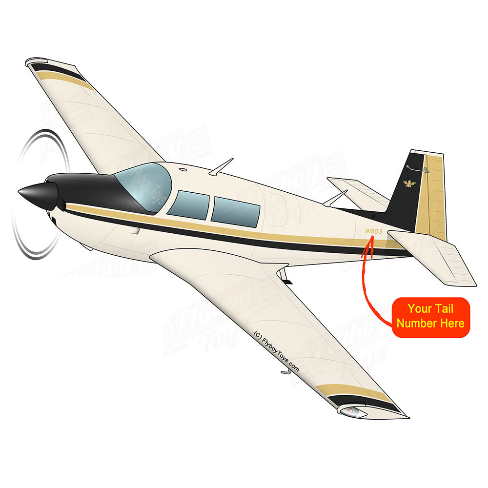 Airplane Design (Blue/Gold) - AIRDFFM20K-BG5