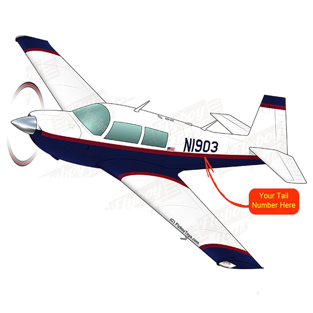 Airplane Design (Blue/Red) - AIRDFFM20K-BR1