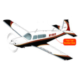 Airplane Design (Black/Maroon/Gold) - AIRDFFM20M-MG1