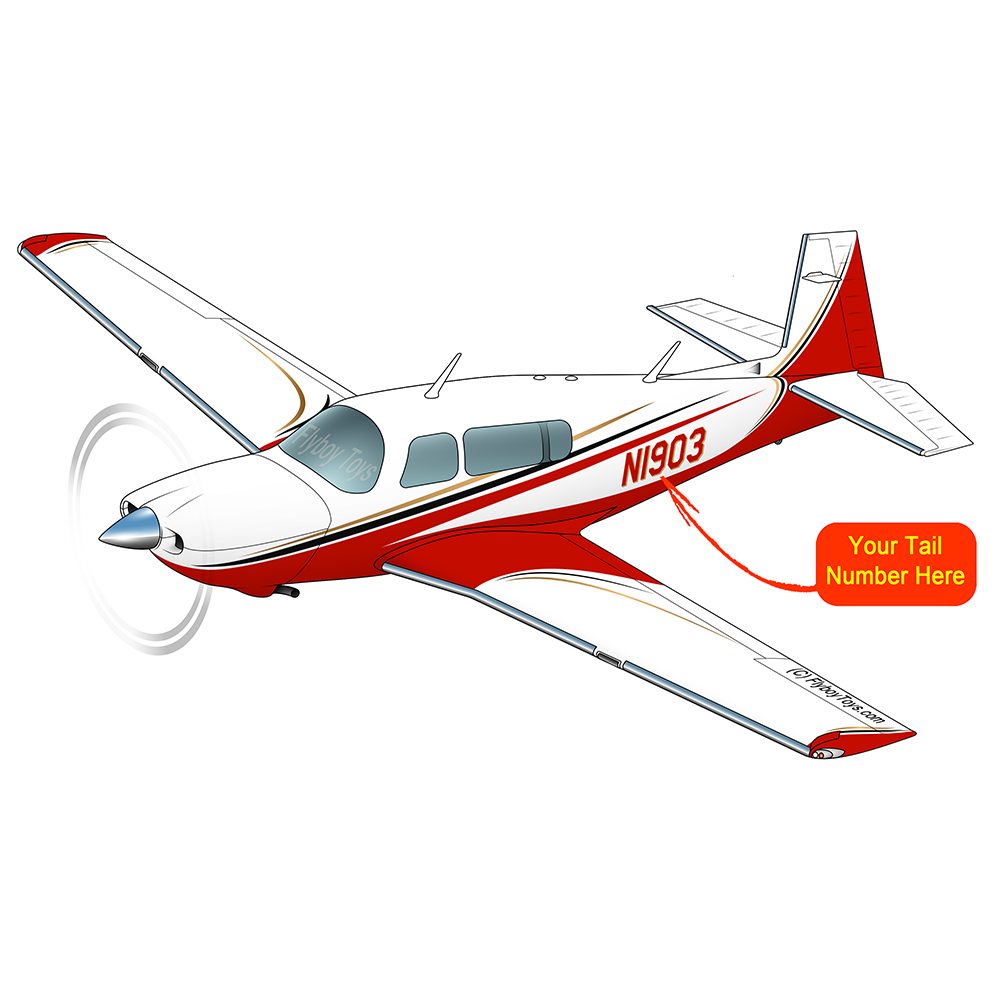 Airplane Design(Red/Black) - AIRDFFM20M-RB1