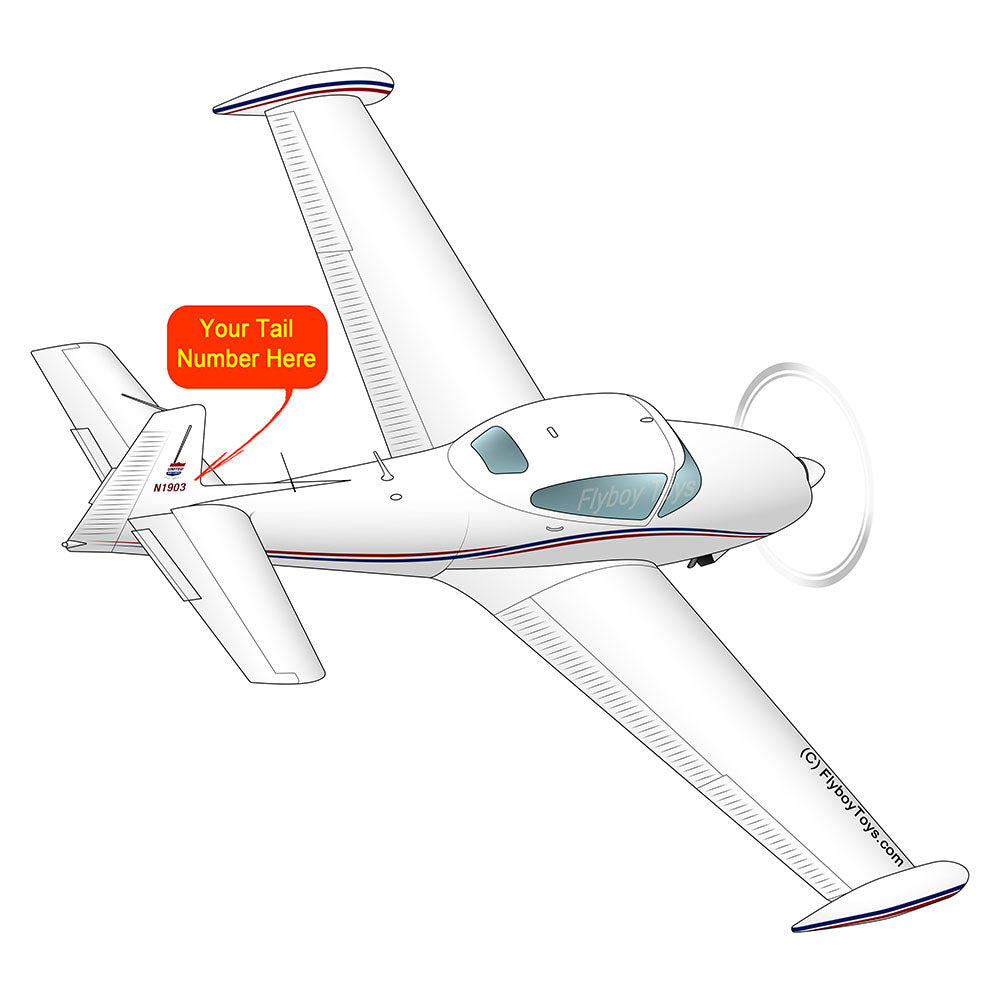 Airplane Design (Red/Blue) - AIRE1MNA145-RB1