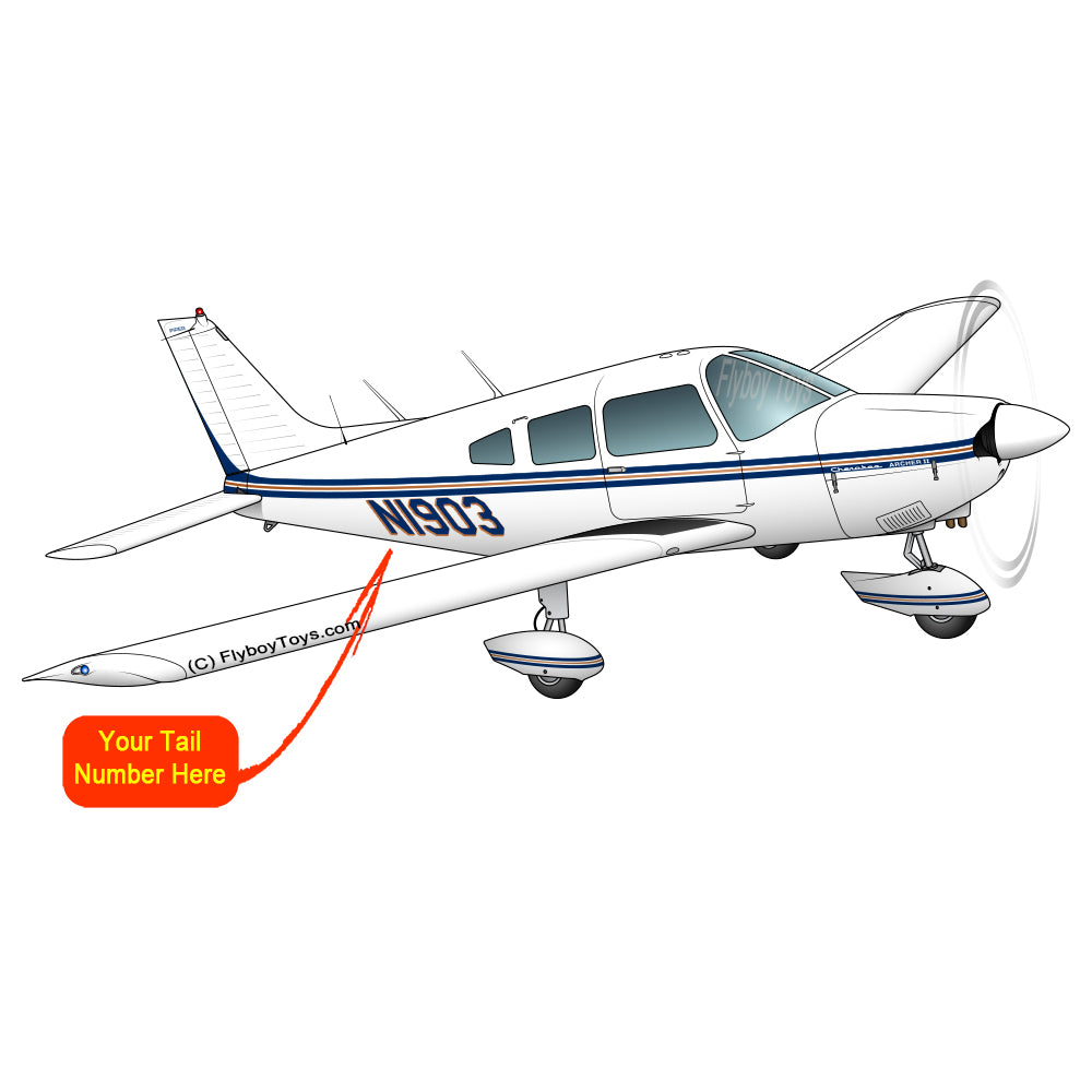 Airplane Design (Blue/Tan #3) - AIRG9G1I3II-BT3