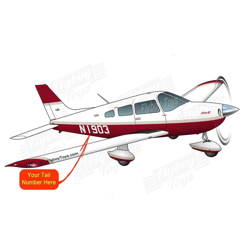 Airplane Design (Red #3) - AIRG9G1I3II-R3