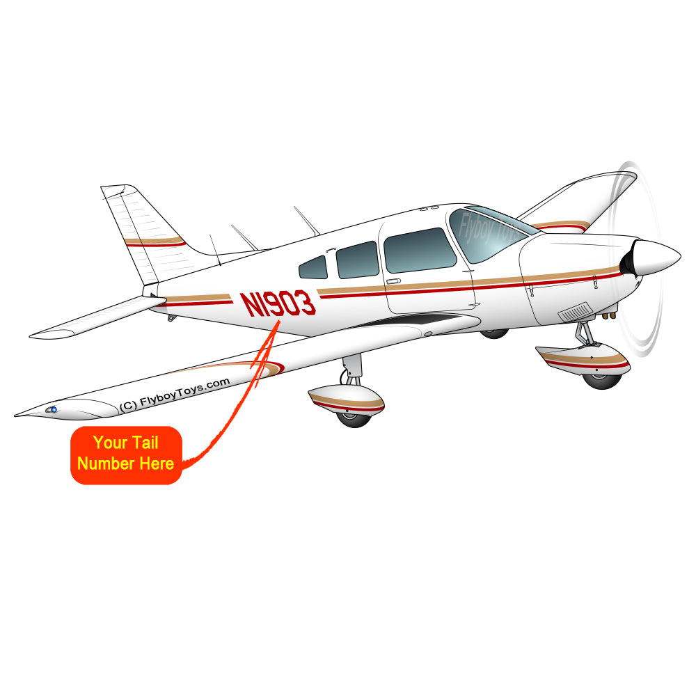 Airplane Design (Red/Gold) - AIRG9G1I3II-RG1