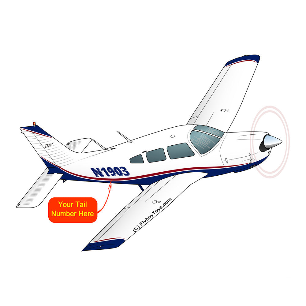 Airplane Design (Red/Blue)  - AIRG9G1II-RB3