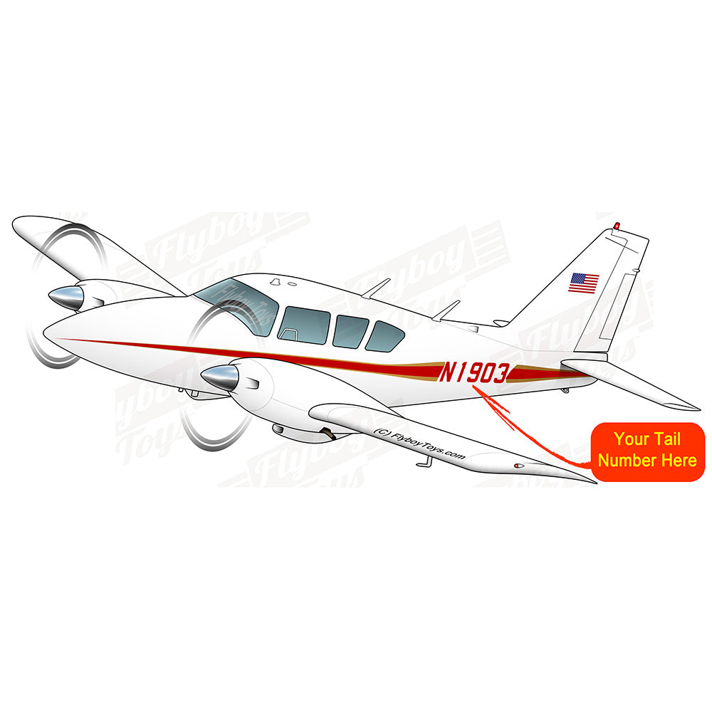 Airplane Design (Red/Gold) - AIRG9G1QK-RG1