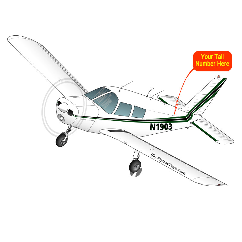 Airplane Design (Green/Black) - AIRG9G385140-GB1
