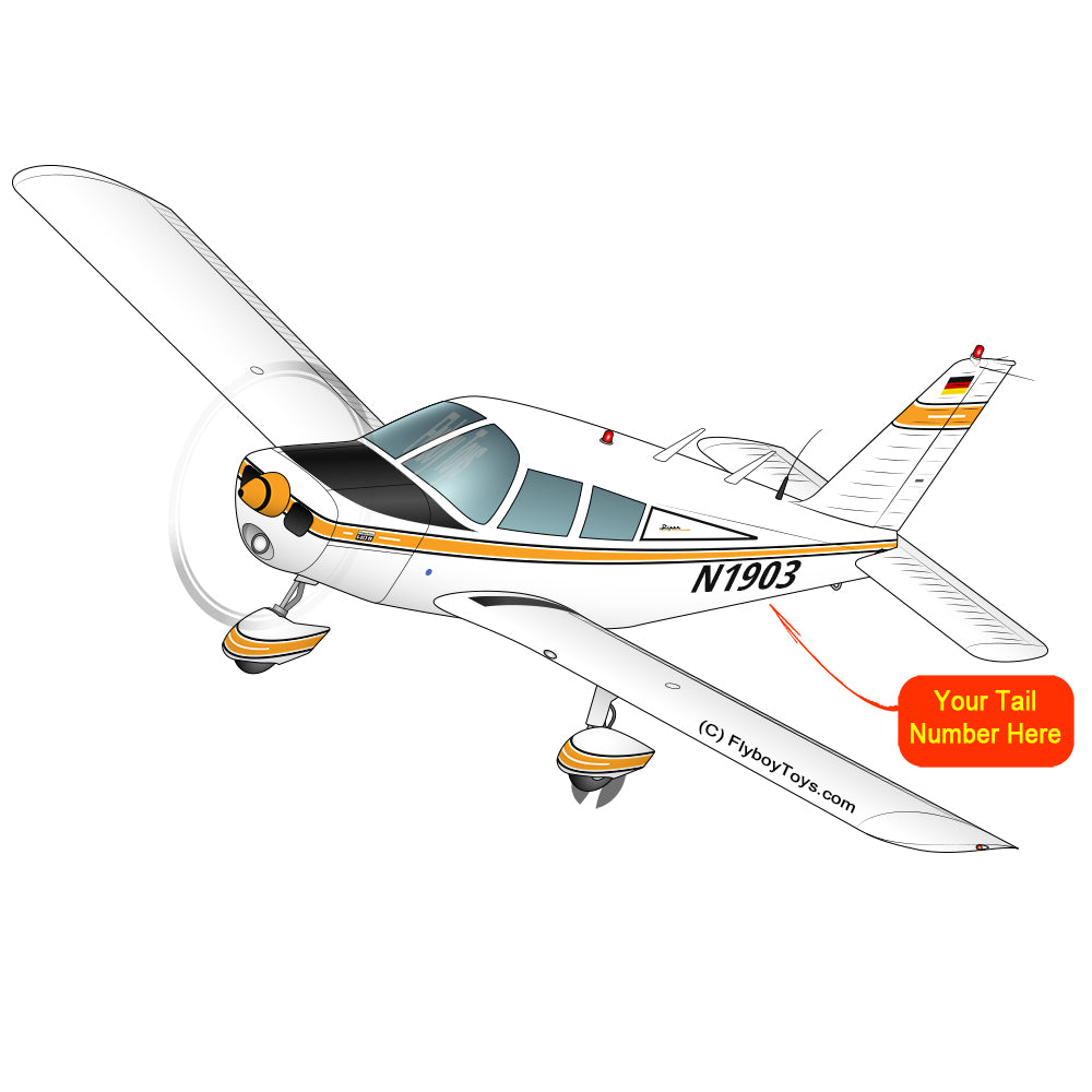 Airplane Design (Orange/Black) - AIRG9G385140-OB1