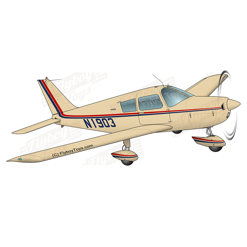 Airplane Design (Cream/Blue/Red) - AIRG9G385180-CBR1