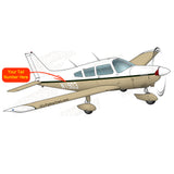 Airplane Design (Tan/Black) - AIRG9G385180-TB2