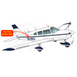 Airplane Design (Blue/Silver) - AIRG9G38524-BS1