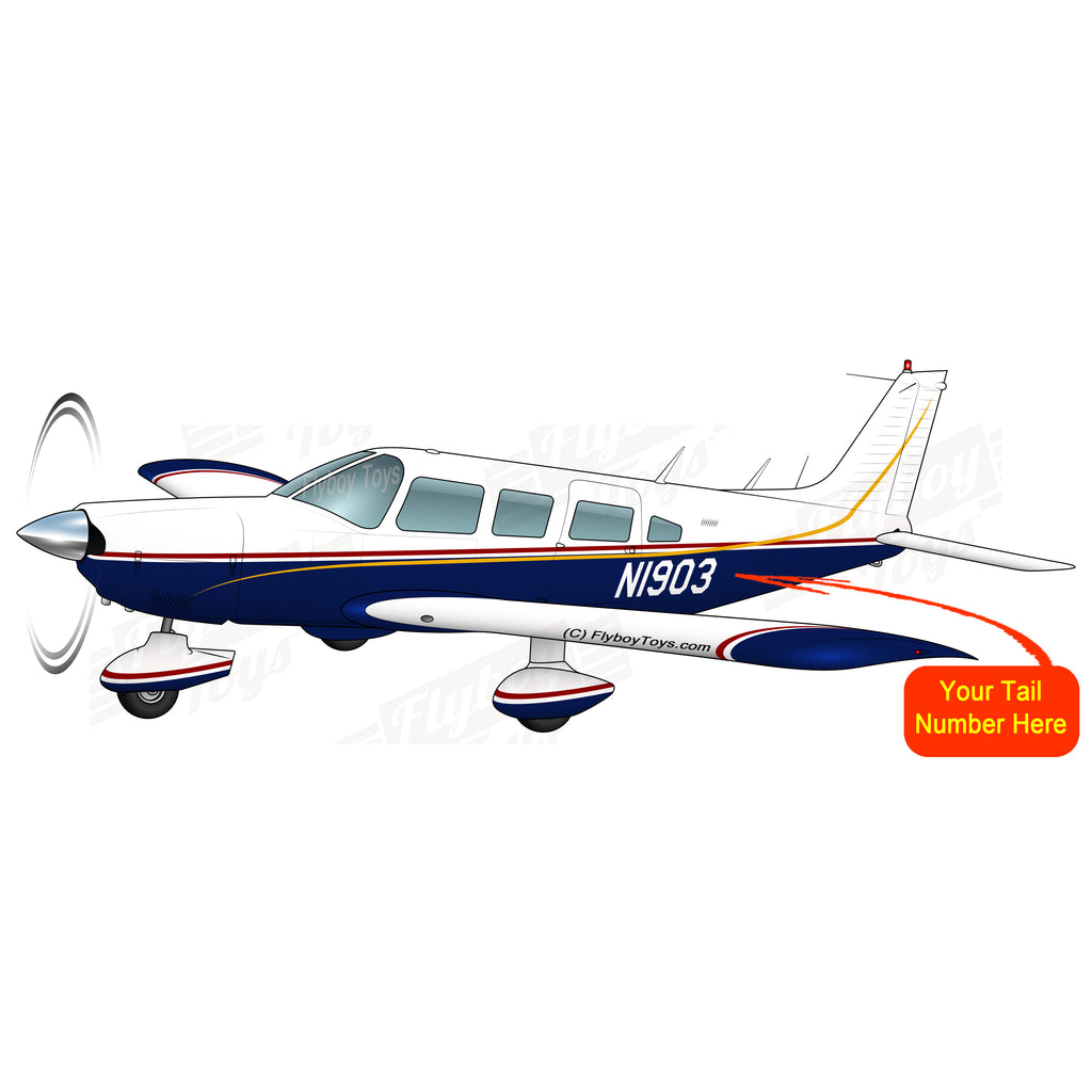 Airplane Design (Blue/Gold/Red) - AIRG9G3856-BGR1
