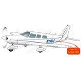 Airplane Design (Grey/Blue) - AIRG9G3856-GB1