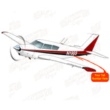 Airplane Design (Red/Black) - AIRG9G38524-RB1