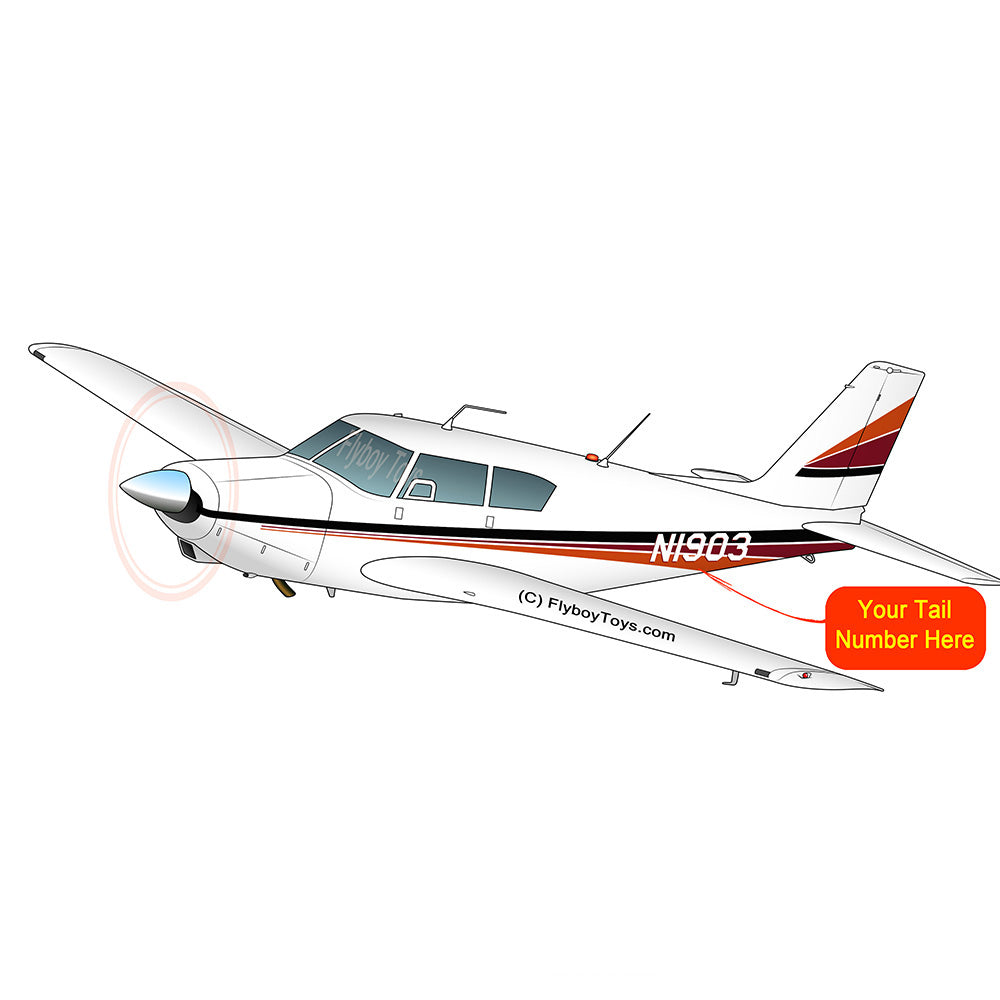 Airplane Design (Black/Red/Orange) - AIRG9G3FD250-BRO1