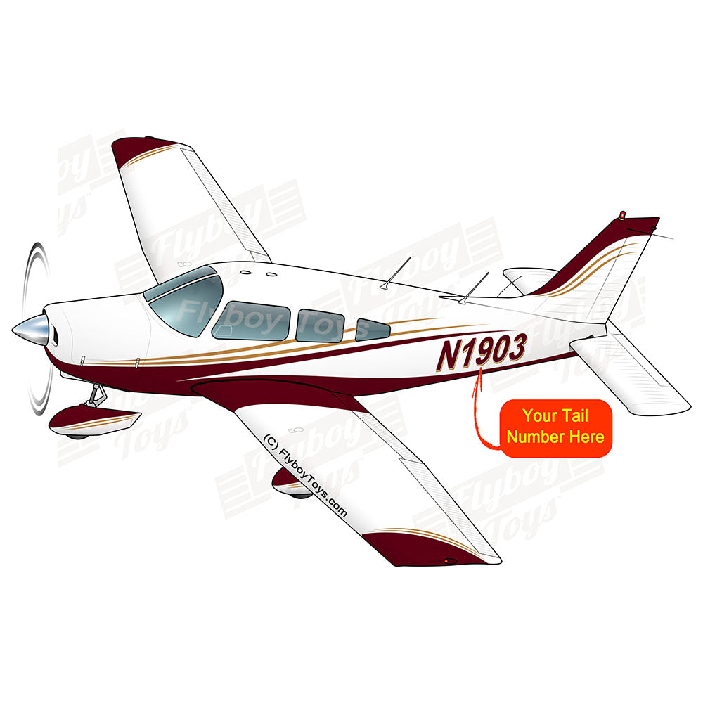 Airplane Design (Maroon/Tan) - AIRG9GN1I-MT