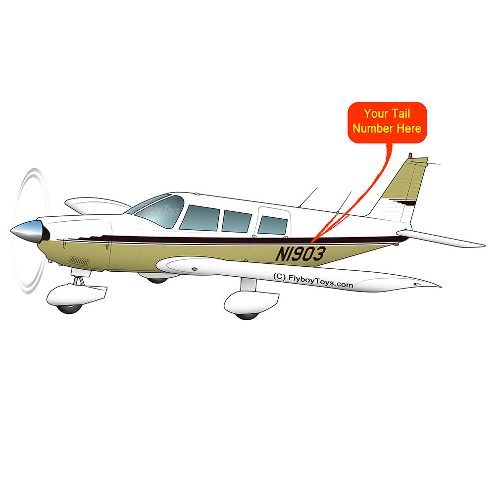 Airplane Design (Brown/Dayroom Yellow) - AIRG9G3856-BY1