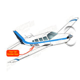 Airplane Design (Blue/Black) -AIRGRGC1E-B1