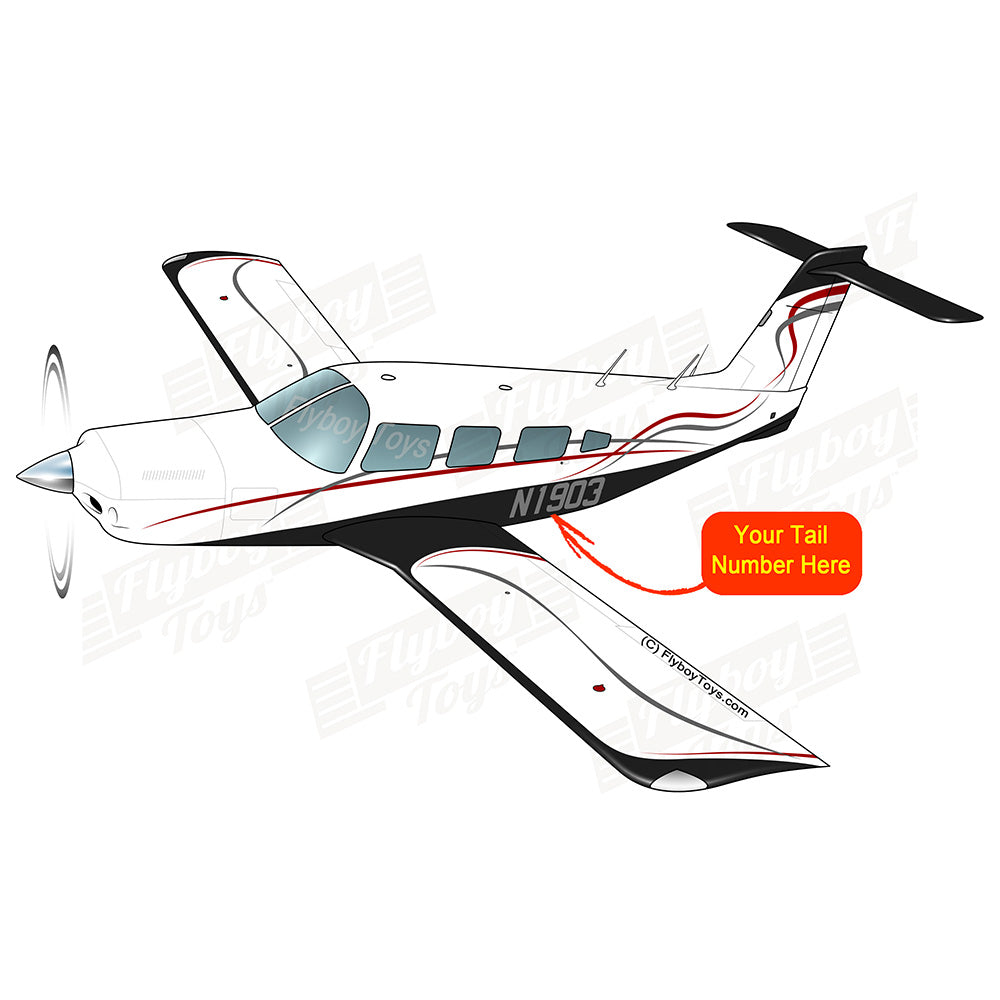 Airplane Design (Black/Red/Silve #2) - AIRGRGC1ET-BRS2