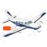 Airplane Design (Blue/Black) - AIRG9GD1CD9I-BB1
