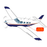 Airplane Design (Blue/Red/Tan) - AIRG9GJ1I-BRT1