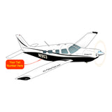 Airplane Design (Black/Silver) - AIRG9GJ1I-BS2