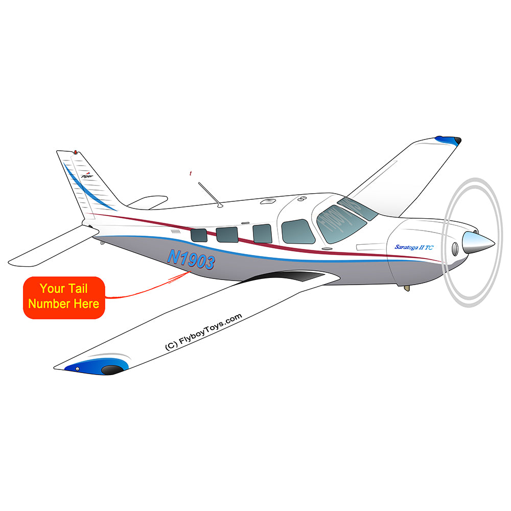 Airplane Design (Red/Blue/Silver) - AIRG9GJ1I-RBS1