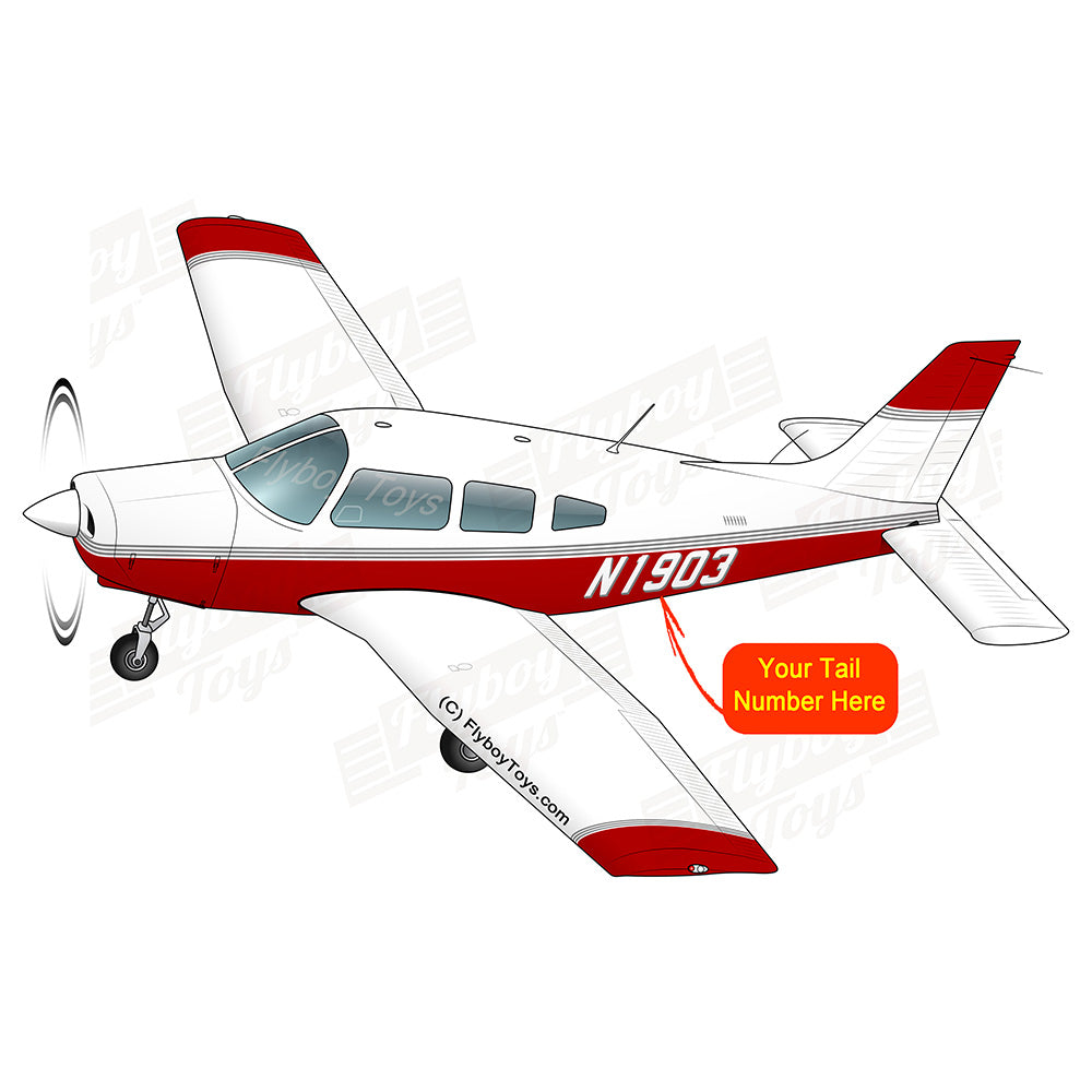 Airplane Design (Grey/Red) - AIRG9GN1161-GR1