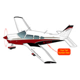 Airplane Design (Red/Black) - AIRG9GN1I-RB1
