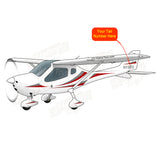 Airplane Design (Red) - AIRH5DGX-R1