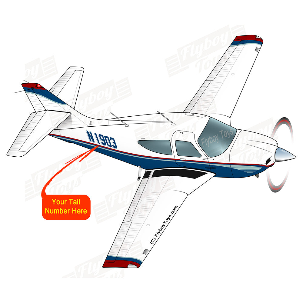 Airplane Design (Blue/Red) - AIRIF33FD114A-BR1