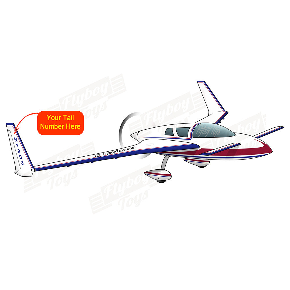 Airplane Design (Red/Blue) - AIRILK3FQIII-RB1