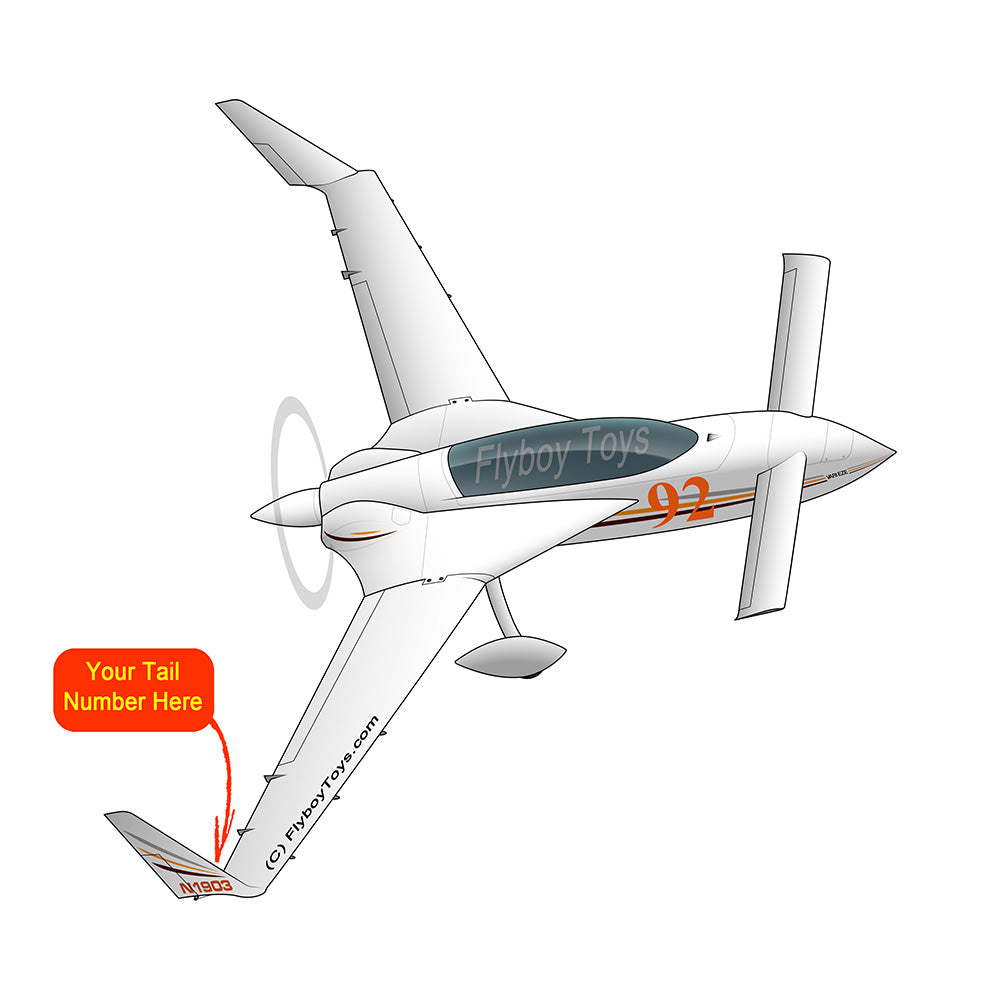 Airplane Design (Orange/Black) - AIRILKCFE5Q-OB1