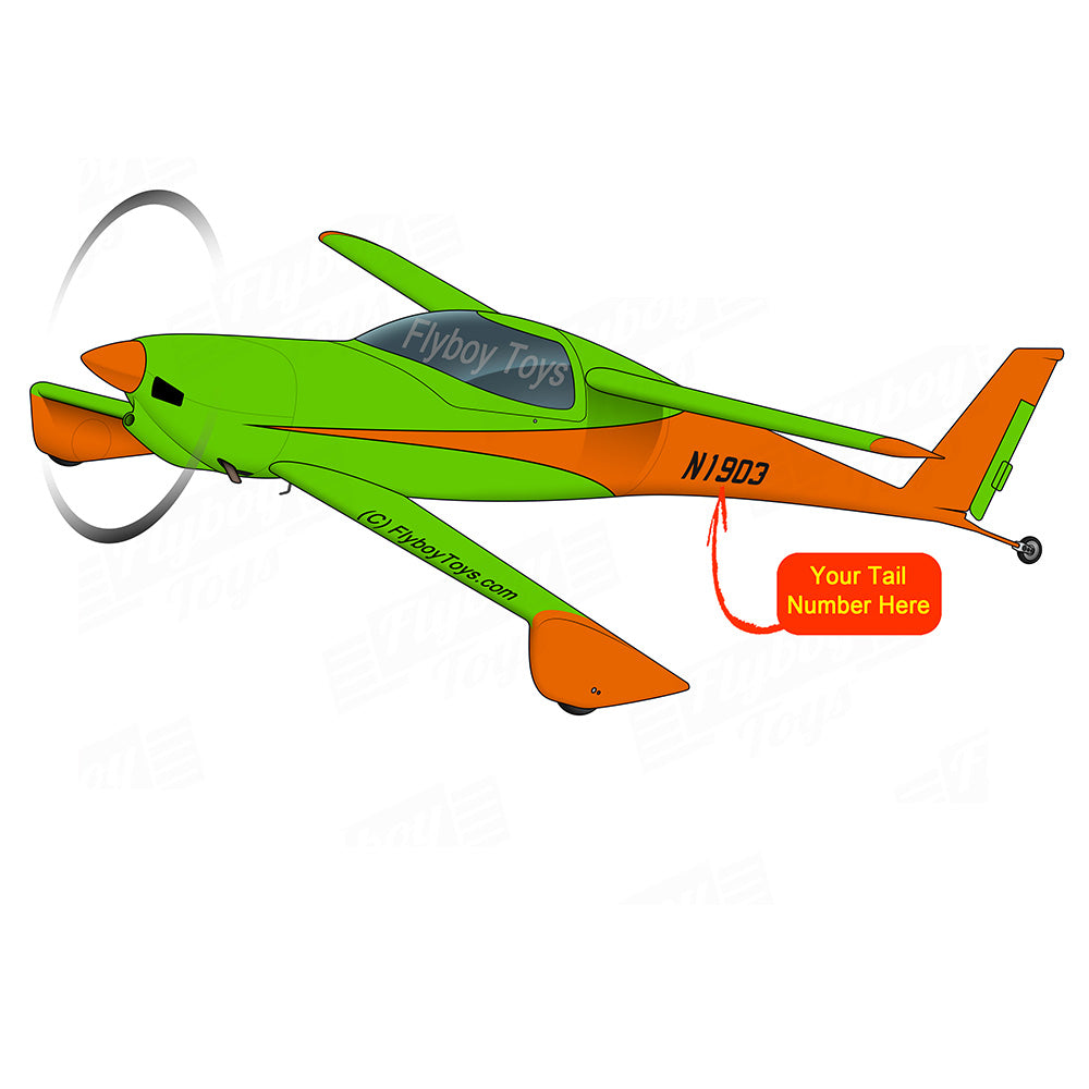 Airplane Design (Green/Orange) - AIRILKHL9-GO1
