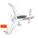 Airplane Design (Red/Gold) - AIRILKM1I-RG1